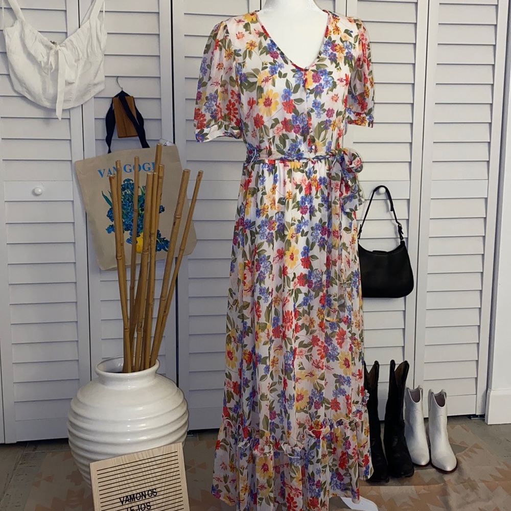 Calvin Klein Floral Maxi Dress